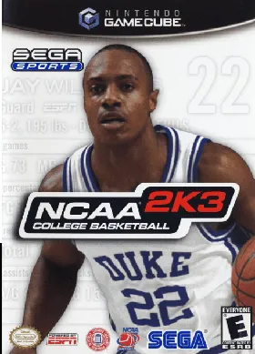 NCAA College Basketball 2K3 box cover front